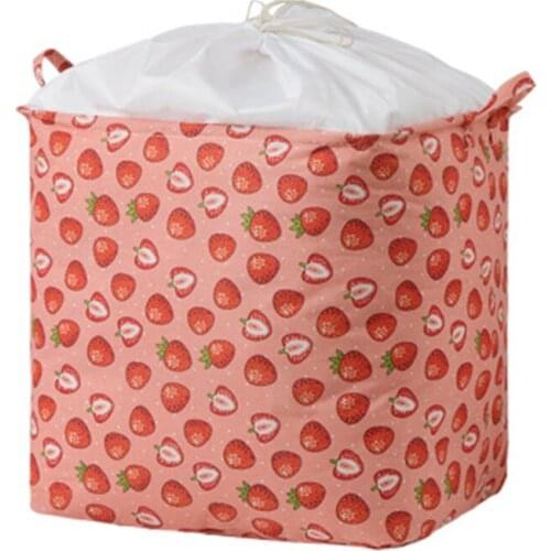 3PCS / LOT Quilt Storage Bag Oversize Waterproof Cotton Linen Clothing Blanket Storage Bag Travel Luggage Bag
