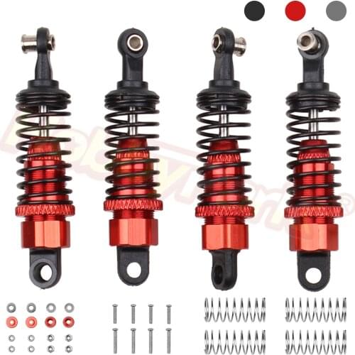 4pcs Aluminum Shock Absorber Damper for MN-D90 MN-99 MN-91 FJ-45 1/12 RC Car Rock Crawler Upgrade Spare Parts