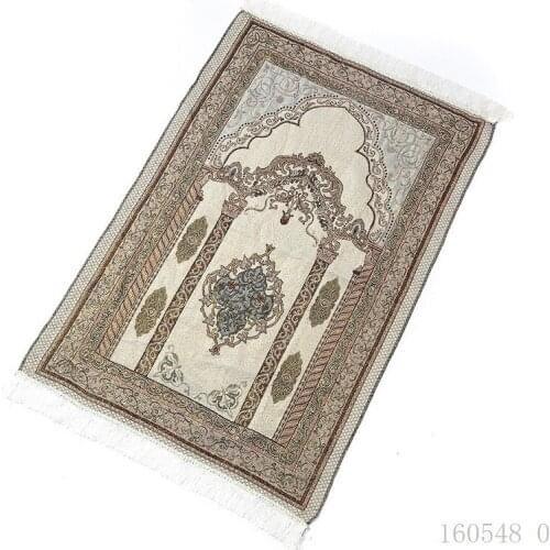 70*110cm Thin Islamic Muslim Prayer Mat Travel Salat Musallah Rug Tapis Carpet Tapete Banheiro Islamic Praying Mat Drop Shipping