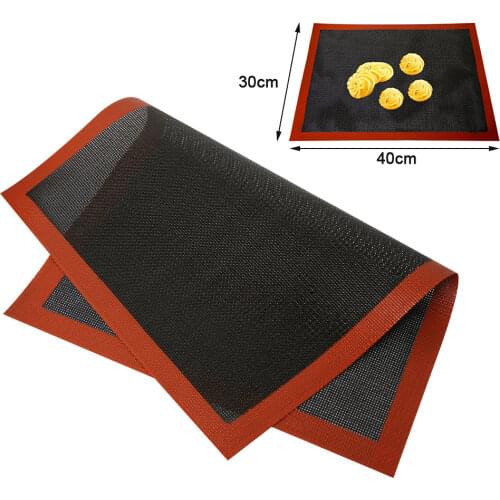 Non Stick Perforated Silicone Baking Mat Heat Resistant Oven Sheet Liner for Bread Biscuits Baking Pan Mat Bread Baking Mat
