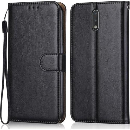 Luxury Leather Case for On NOKIA 2.3 TA-1211, TA-1214, TA-1206, TA-1209 Wallet Stand Flip Case Phone Bag with Strap