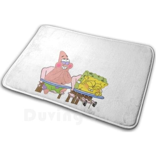 What’S Funnier Than 24 ? Mat Rug Carpet Anti-Slip Floor Mats Bedroom Patrick Cartoons