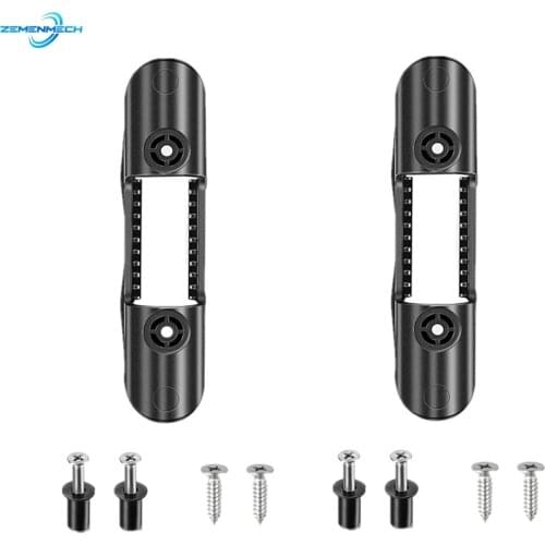 2PCS Black Paddle Clip Holder Plastic Paddle Oars Keeper Kayak Canoe Boat Deck Mount Fishing Boat Accessories Marine Hardware
