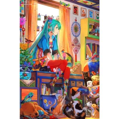 Beautiful fairyland The wooden puzzle 1000 pieces ersion jigsaw puzzle white card adult childrens educational toys