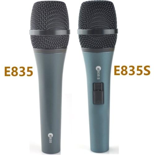 E835 microfone condensador wired dynamic cardioid professional vocal microphone e835 mic vocal singing for vintage home KTV