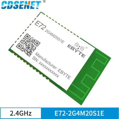 CC2652P ZigBee Bluetooth Module Wireless Module 2.4Ghz 20dBm SoC CDSENET E72-2G4M20S1E Transceiver and Receiver PCB/IPX Antenna