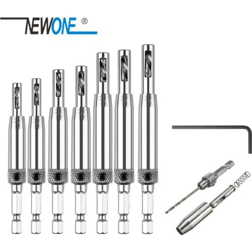 Core Drill Bit Set Hole Puncher Hinge Tapper for Doors Self Centering Woodworking Power Tools furadeira