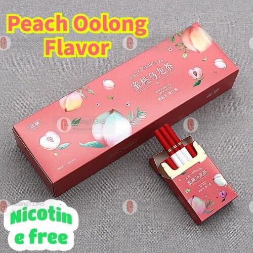 New fashion lifestyle oolong peach flavor nicotine-free alternative to smoking cessation unisex stress relief