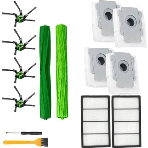 Main Brush Side Brush Filter Dust Bag Replacement Parts for IRobot Roomba S9 S9+ Series Robot Vacuum Cleaner