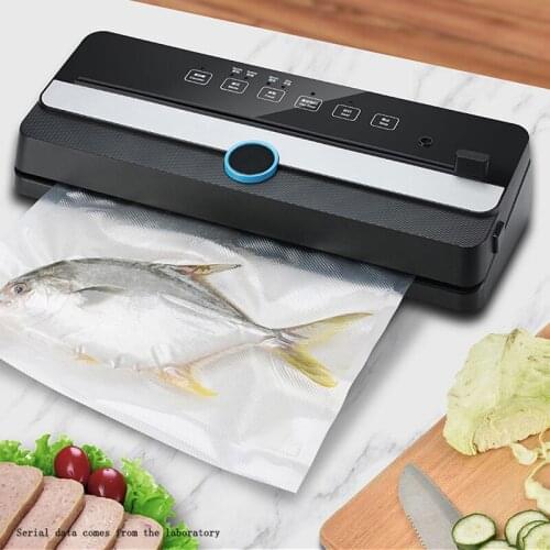 Vacuum Sealing Machine Commercial 110W Automatic Plastic Sealing Machine Small Household Sealing Machine Plastic Bag Sealer ZG