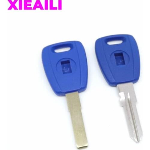 XIEAILI OEM 10Pcs Transponder Key Case Shell For Fiat Palio/Siena/Perla Can Install Chip S653