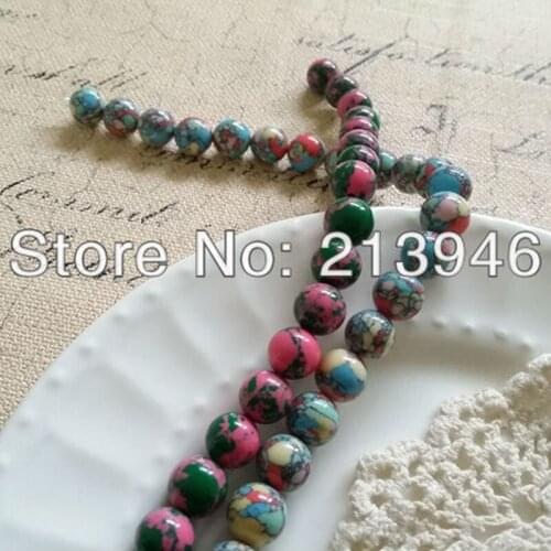 1Strand/Pack 10MM Colorful Stone Jewellery Bead Natural Semi-precious Stone Jewelry Beads