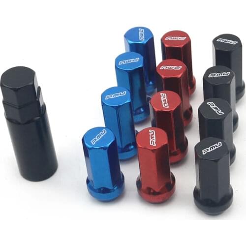 20pcs/set 33mm Project MU Racing Composite SPEC Steel Racing Wheel Nuts M12x1.5/1.25 Car Wheel Rims Lug Nuts