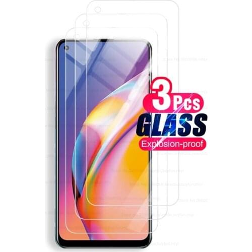 3PCS original 0.26mm tempered glass for oppo reno5 lite reno 5 light 5lite 2021 cph2205 6.43'' 9h premium screen protector film