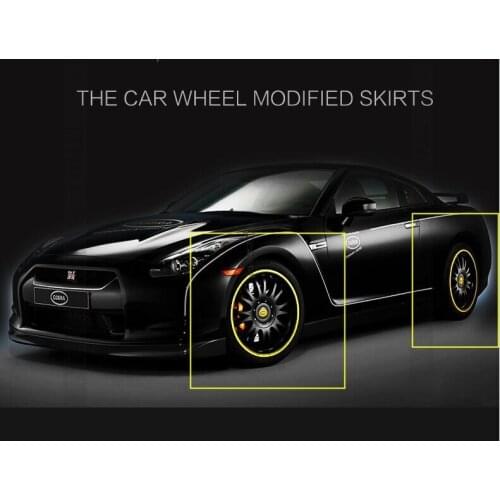 5 Candy Colors Protect Rims Wheels Modified Skirts Styling Mouldings For Volkwagen Beetle Z2CA391