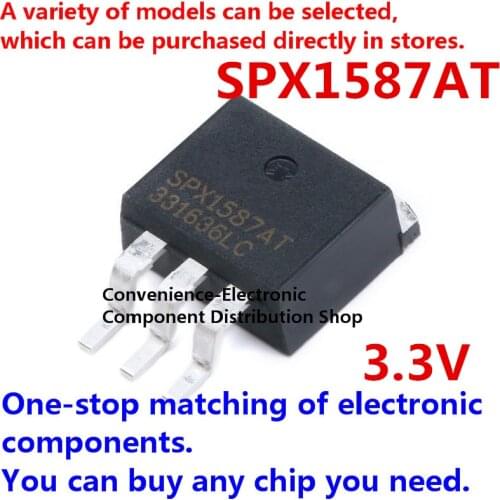 5PCS/PACK SPX1587AT SMD 3.3V SPX1587AT-3.3 SPX1587AT-L-3.3 TR low dropout linear regulator (LDO) chip TO263-3