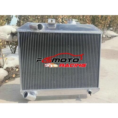 Aluminum Radiator For 1941-1952 Jeep Willys MB M38 MC 1-Ton Truck 463 473 CJ-2 CJ-3 FJ Jeepster 2.2L 2.4L 2.6L 3.7L