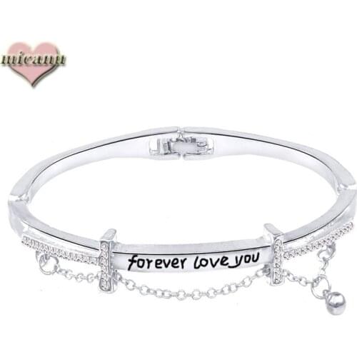 Bangle Bracelet Crystal Charms Rose Gold Miyuki Luxury Gifts Envio Gratis Chile Girls Designer Pulseira Masculina Fashion 2021