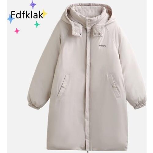 Женские пуховики оверсайз Fdfklak China At AliExpress