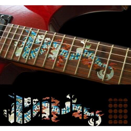 Fretboard Markers Inlay Sticker Decals for Guitar - Dragon
