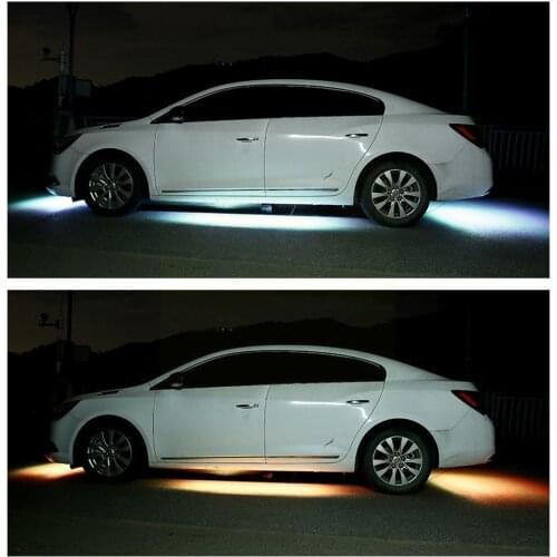 New Waterproof Bluetooth App Controls RGB LED Light * Car 90 Under Bottom Neon Decoration Car Supplies 120cm Bar Car F4X9