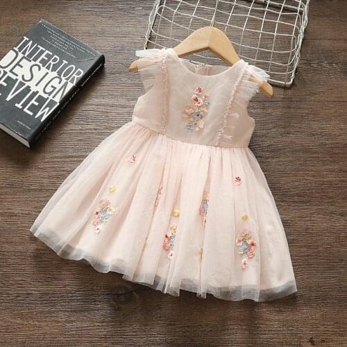 Princess Baby Girl Dress Party Birthday tutu Dress Lace Floral Baptism Wedding Dresses For 0-2y Newborn Clothes Vestido Infantil