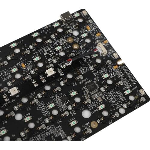 RGB LED Stripe Hot Plug For GK61 GK64 GK61X GK61XS GK64X GK64XS GK68X GK68XS GK73 GK73S For Cherry MX Mechanical Keyboard