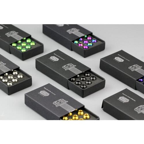 S-PARTS M5X10MM Titanium Disc Screws Six Nail Formula Avid Hope SRAM