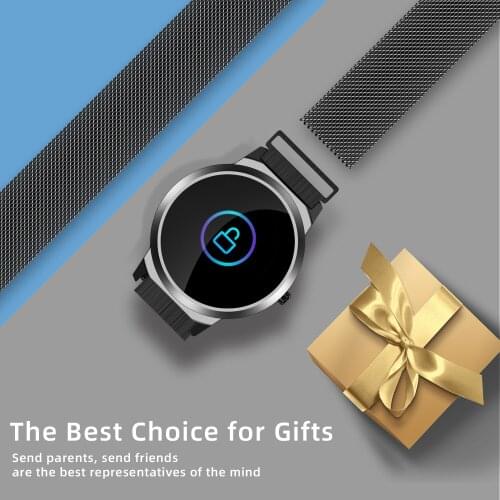 Elf1 Smart Watch Bracelet 1.3 Inch Full Touch round Screen Heart Rate Blood Pressure Monitoring Smart Bracelet