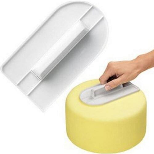 1 Pcs Plastic Cake Smoother Polisher Tools Cake Decorating Smoother Fondant Sugarcraft Cake Spatulas DIY Baking Tools
