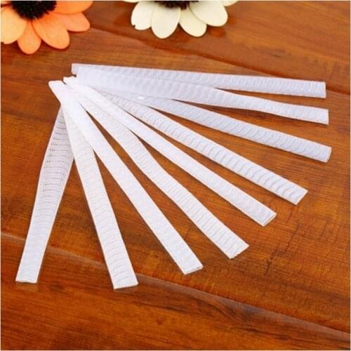 100 pcs Make Up Brush Pen Netting Cover Mesh Sheath Protectors Guards Protective cover Sheath Net (White)