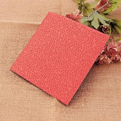 15x15 Ink Dot Embossing Folders Plastic Halloween Scrapbooking DIY Template Fondant Cake Photo Album Christmas Card Making