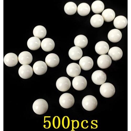500Pcs 6mm Lauch Bomb Cannon Ball Accessories Environmental Protection Recyclable for 1/16 RC Tank Model