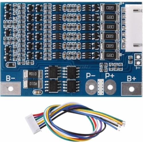 6S 22.2V Li-ion 18650 Lithium Battery BMS Charger Protection Board with Balance Integrated Circuits Dropship