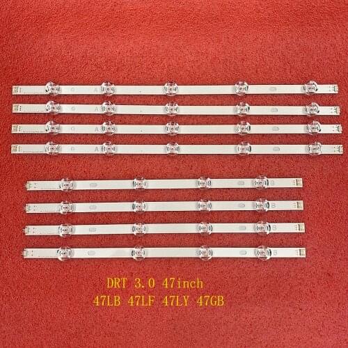8pcs/set LED backlight strip For LG 47LB6000 47LB5900 47LB5900 47LB6500 47LB5700 47LB580V 47LB5800 47LB572V 47LB570V 47LB6300