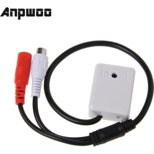 ANPWOO Microphone Audio Pickup Sound Monitoring Device For CCTV Camera Security System