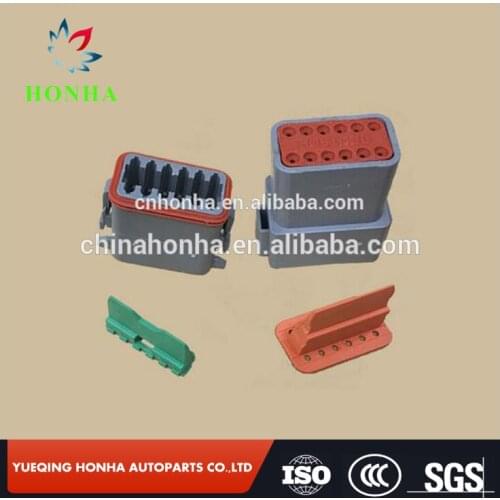 Free shipping 5/10 pcs Deutsch DT Series 12 Pin male and female Connector Kit 16-20 AWG