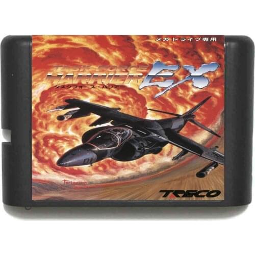 Task Force Harrier EX 16 bit MD Game Card For Sega Mega Drive For Genesis