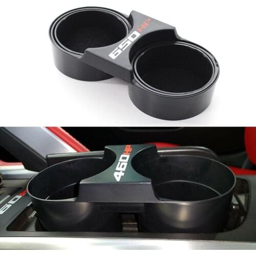 Cup Holder Car Interior Products Extendable Dual Cup Drink Holder for Chevrolet Corvette C7 2014-2020 Mug Holder