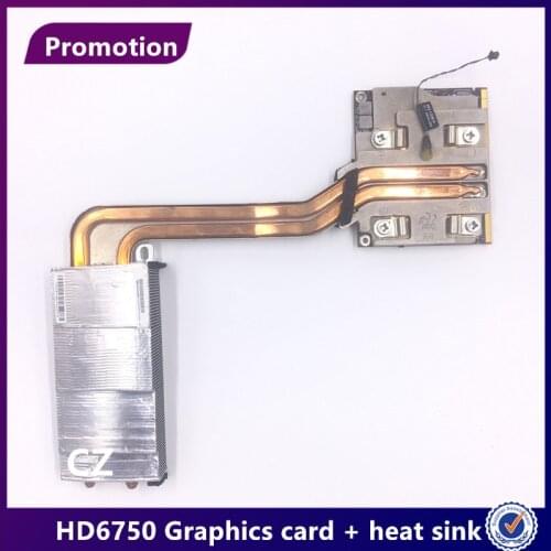 For iMac A1311 A1312 2011 2010 512MB HD 6750 6750m HD6750 hd6750m Video Graphics Card GPU + Heat sink 109-C29557-00 216-0810005