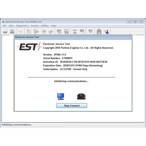 EST 2018A for Perkins EST Electronic Service Tool Diagnostic Software +unlocked keygen +install video
