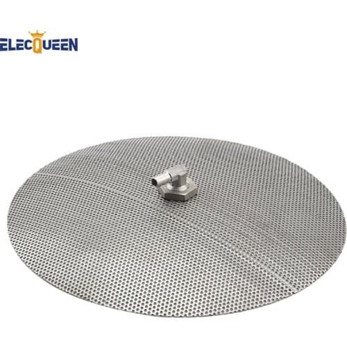 False Bottom 304 Stainless Steel ,Diameter 30.5cm / 12'' with 3/8" barb fitting and 1/2" lock Fitting Grain brewing Accessories