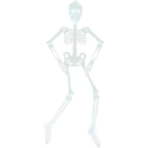Halloween Luminescent Skeleton Decors Full Body Faux Human Skeleton Decoration Props For Home Restaurant Bar