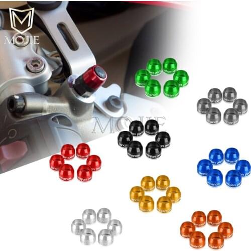 Motorcycle Universal Billet Bleed Valve Cover Kit For Husqvarna Svartpilen 401/Vitpilen 401 Hyosung GT250R GT650R GT125/R RX125