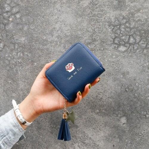 Letter Zipper Coin Wearable Short Handbag Female Wallet Women Clutch Purses Carteira Feminina