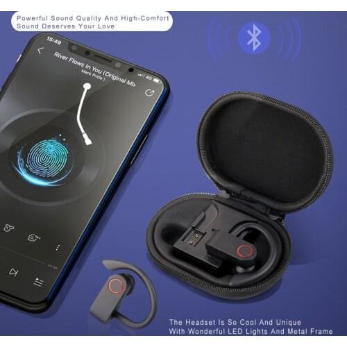 Ear Hook Earphones TWS A9 Long Battery Life wireless bluetooth headphones for xiaomi huawei iphone gaming earbuds