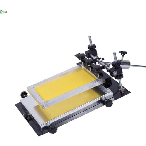 Small manual silk screen station SMT manual stamping station solder paste screen printing machine screen printing machine