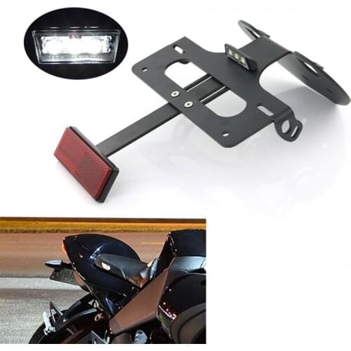 Fit For Buell 1125 R 1125 CR 2008-2011 Rear Tail Tidy License Plate Holder Bracket Motorcycle Fender Eliminator kit Black