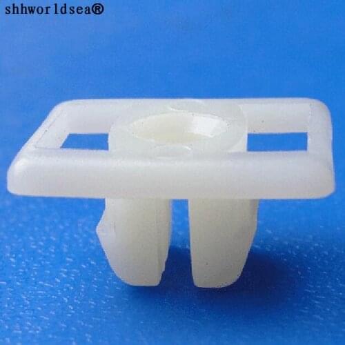 Shhworldsea auto clip fasteners License Plate Nut #14 Screw Size for Ford 380707-S