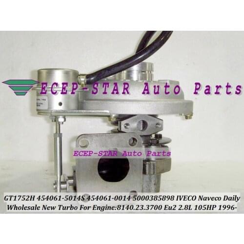 GT1752H 454061-5014S 454061-0014 454061 5000385898 Turbo Turbine Turbocharger For IVECO NAVECO DAILY 8140.23.3700 Eu2 2.8L 105HP
